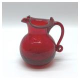 MID CENTURY MODERN BLOWN GLASS PITCHER