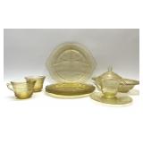 1930's PATRICIAN SPOKE DEPRESSION GLASS