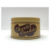VTG CHARLES COOKIES TIN 8''