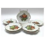 8 OCCUPIED JAPAN SNACK DISHES 6''