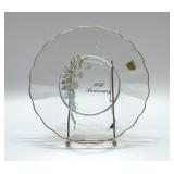 FENTON 50TH ANNIVERSARY PLATE 9''
