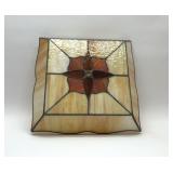 LEADED GLASS LAMP SHADE 15''