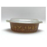 1962 PYREX 'EARLY AMERICAN'' CASSEROLE