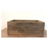 VTG prepared paints wood crate's 22.5x15x8