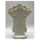 WHITE CAMARK VASE