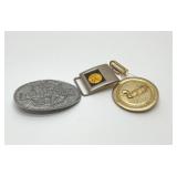 3 VTG BELT BUCKLES