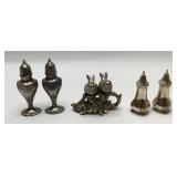 3 SETS OF SALT & PEPPER SHAKERS