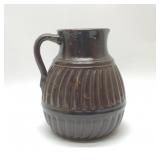 Early stoneware pottery jug 8 inches