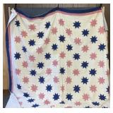 Patriotic star quilt
