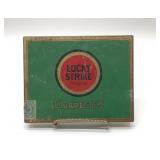 Lucky strike cigarette tobacco tin