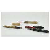 2 Fountain Pens, sm oiler