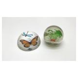 2 VTG PAPERWEIGHTS