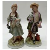 2 Bisque Figurines 7.5ï¿½ï¿½