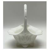 FENTON OLD VIRGINIA MILK GLASS BASKET