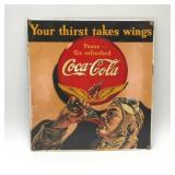 10x10' porcelain Coca-Cola sign