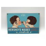 1991 Porcelain Hershey Kisses Sign 11x7.5'