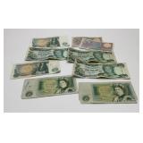 Foreign paper money