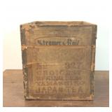 ANTIQUE WOOD TEA CRATE