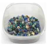 Container of 1800ï¿½s Glass Trade Beads