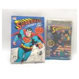 DC SUPERMAN COMIC 400, WHITMAN COLORING BOOK
