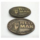 2 VTG REDMAN BELT BUCKLES 3ï¿½ï¿½