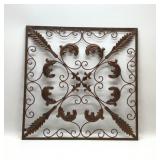METAL LEAF WALL DECOR 27X27''