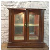 PULASKI LIGHTED DISPLAY CABINET