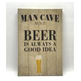MAN CAVE SIGN 12X18