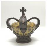 Old world crown lidded trinket box
