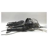 Pioneer SE205 headphones, microphones