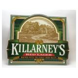 KILLARNEY'S LAGER METAL SIGN