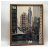 NYC SKYLINE PHOTO 21 X 17''