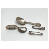 Sterling Silver Spoons & Brooches