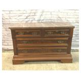 ANTIQUE MARBLE TOP EASTLAKE STYLE CHEST