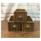VINTAGE SEWING MACHINE DRAWERS