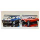2 METALVTG CAR SIGNS 13''