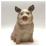 1980s UNIVERSAL STATUARY COMPOSITE PIG STATUE