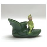 1950s TREASURE CRAFT ELF CERAMIC PLANTER