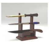 VTG LETTER OPENERS ON A STAND