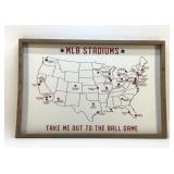 MLB Stadium map 36 x 24''
