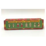 YULEtide novelty tree ornaments, 1950s
