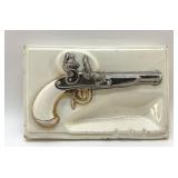 FLINTLOCK PISTOL CERAMIC ASHTRAY