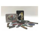 Assorted pocket knives