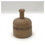 PRIMITIVE ROUND PINEAPPLE BUTTER MOLD