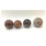 4 CRYSTAL SPHERES