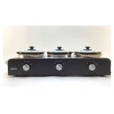 Bella triple buffet warmer