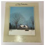 1997 Bob Timberlake Winterlark Poster
