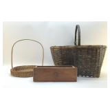 2 BASKETS, 1 DRAWER