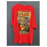 Captain America men's T-shirt 2X vintage
