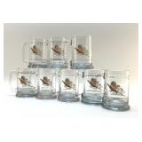 8 Princess House PHEASANT MUGS 5'